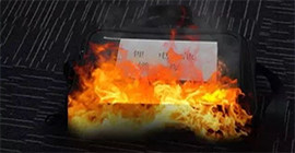 How to deal with a lithium battery fire